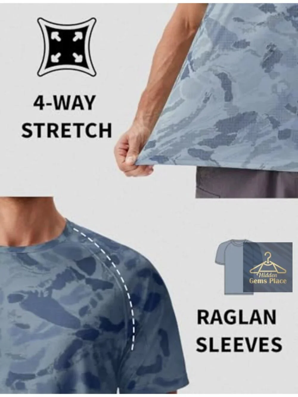 Men's UPF 50+ Rash Guard Swim Shirt 100% Polyester Quick Dry Performance Top